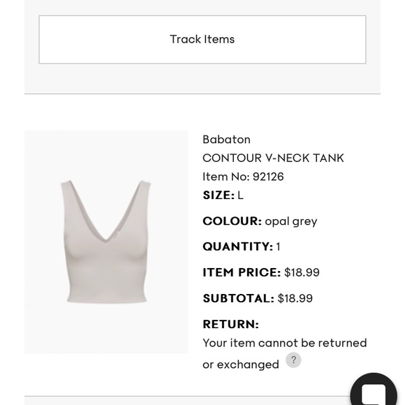 Babaton Contour V-neck Tank - Picture 8 of 8